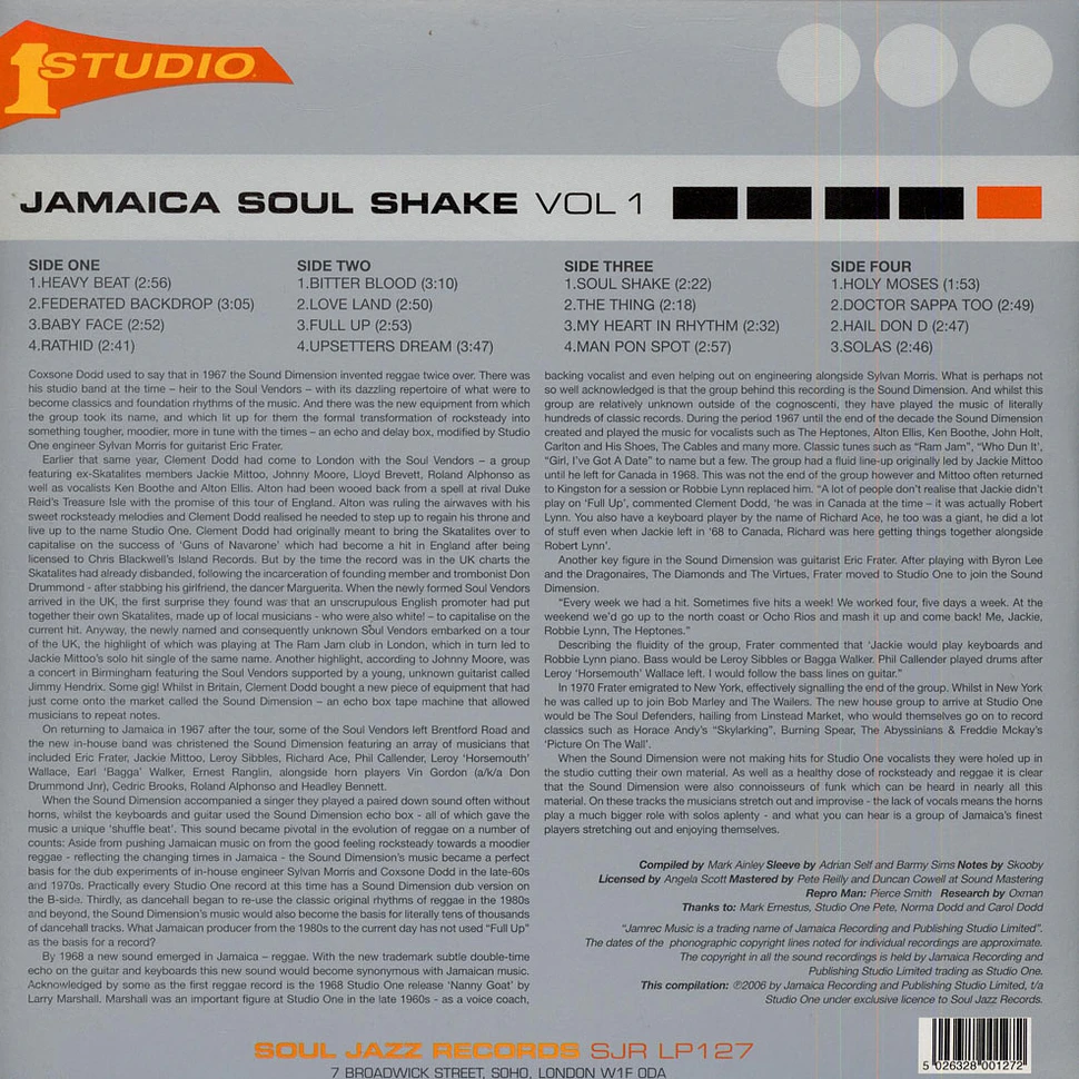 Sound Dimension - Jamaica Soul Shake Vol 1