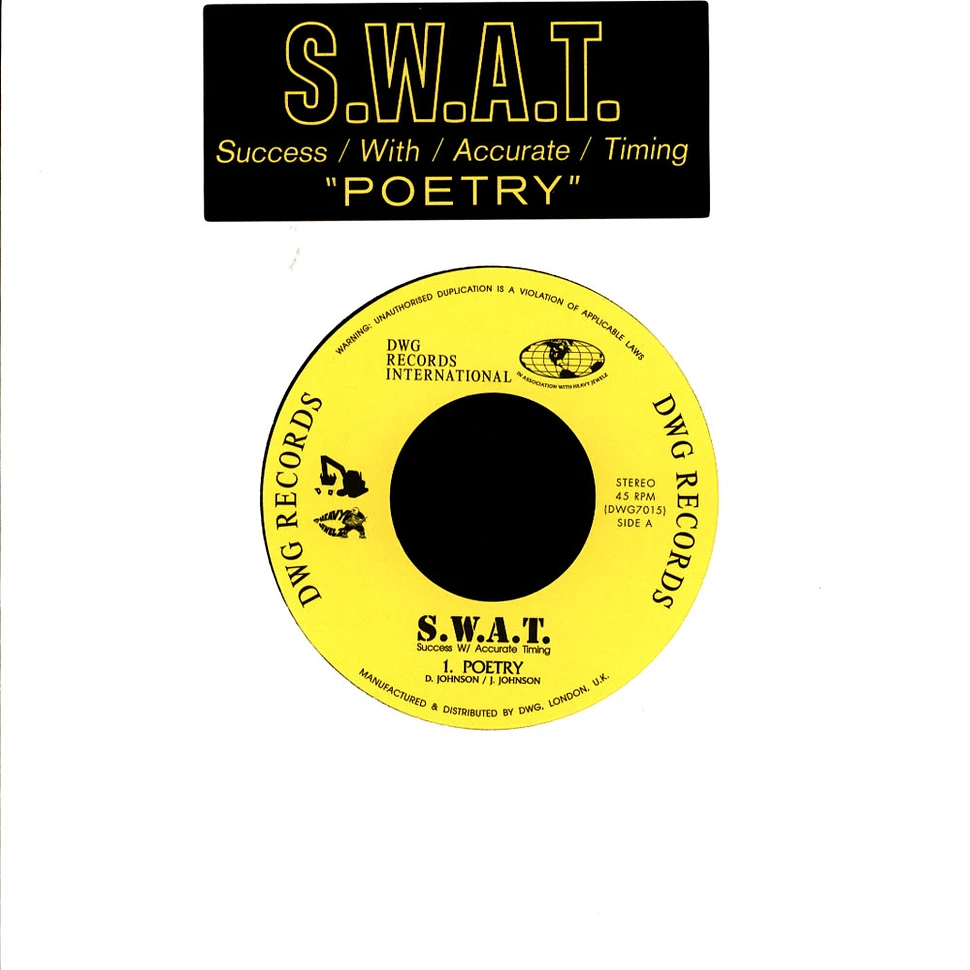 S.W.A.T. - Poetry