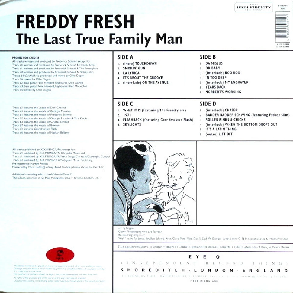 Freddy Fresh The Last True Family Man Vinyl 2LP 1998 UK Original  HHV