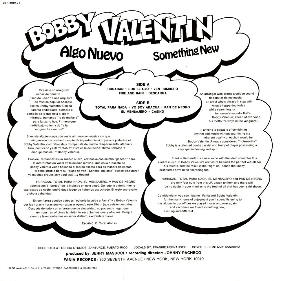Bobby Valentin - Algo Nuevo / Something New