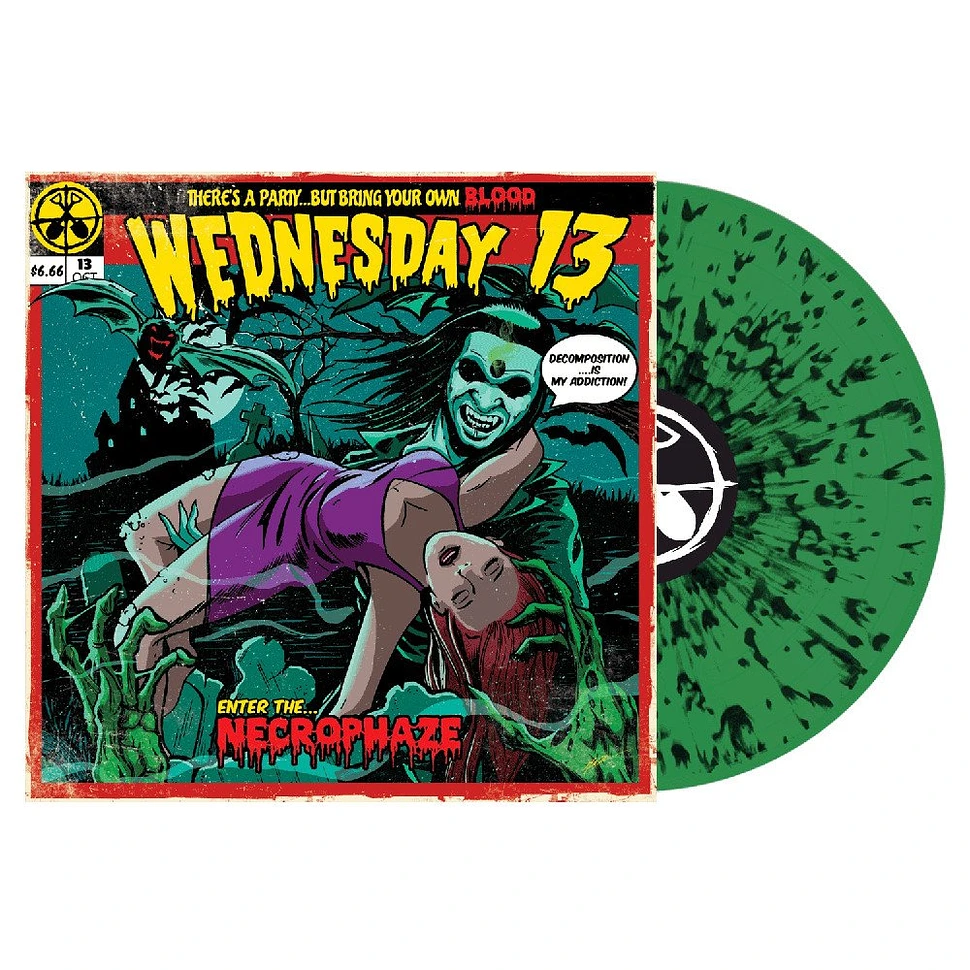 Wednesday 13 - Necrophaze Green / Black Splatter Vinyl Edition