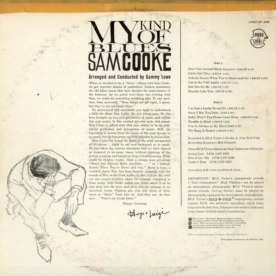 Sam Cooke - My Kind Of Blues