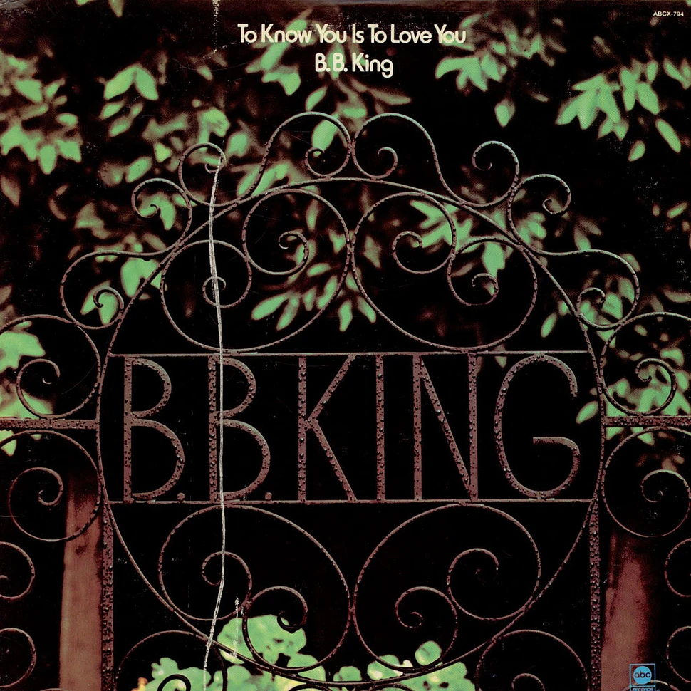 B.B. King - To Know You Is To Love You