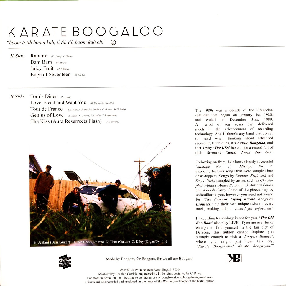 Karate Boogaloo - Kb's Mixtape No. 2