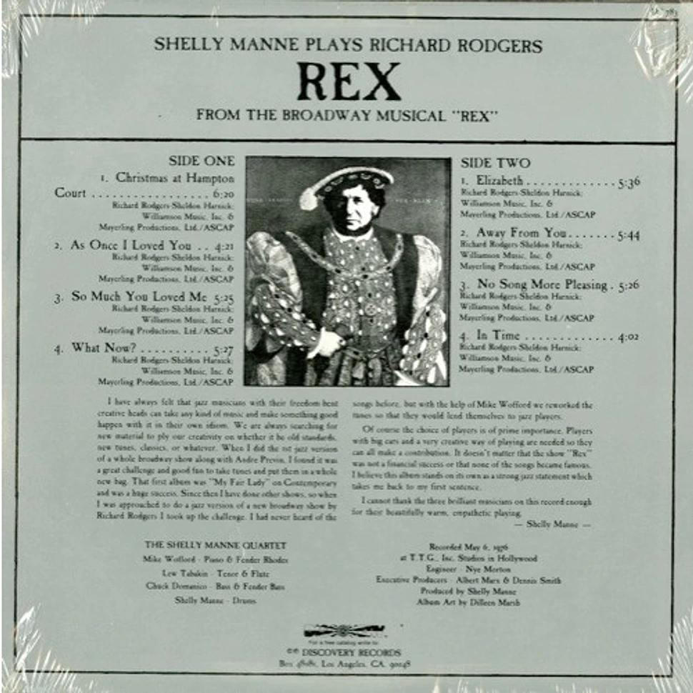 Shelly Manne - Plays Richard Rodgers