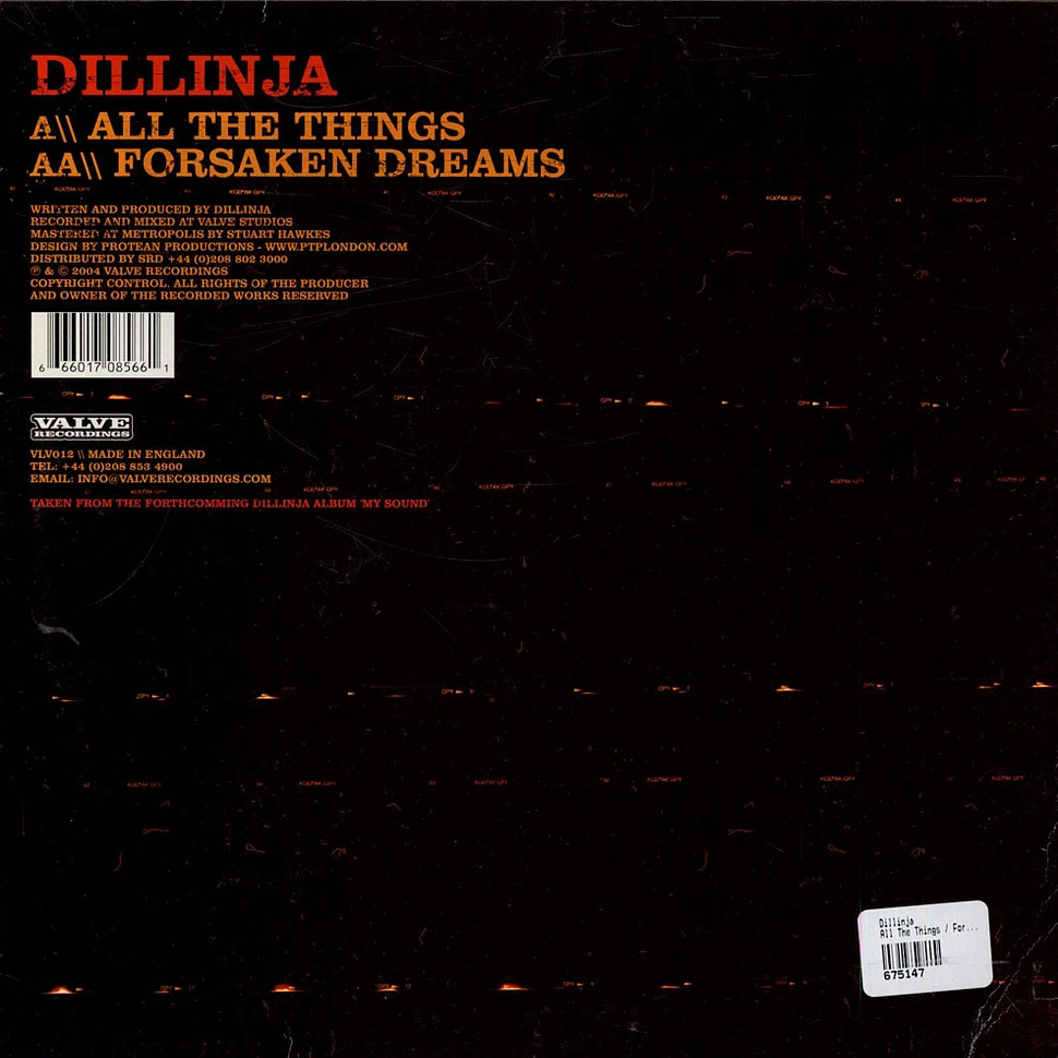Dillinja - All The Things / Forsaken Dreams