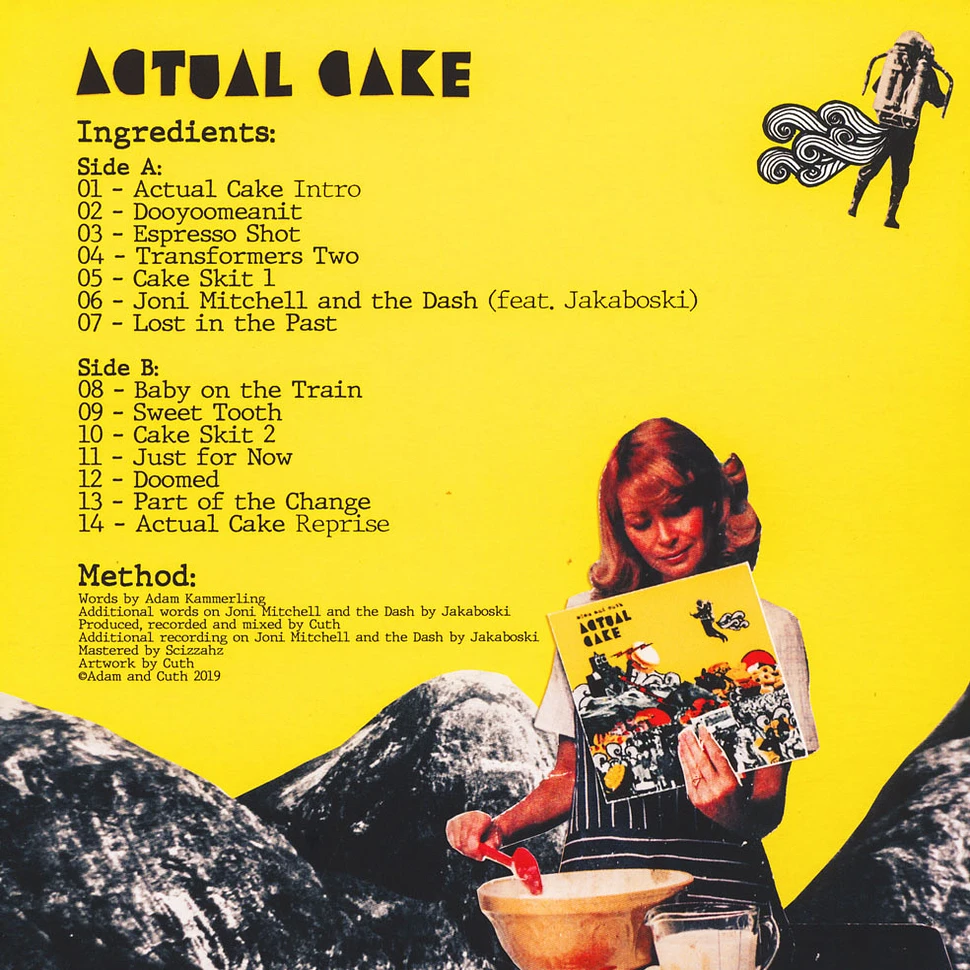 Adam And Cuth - Actual Cake LP