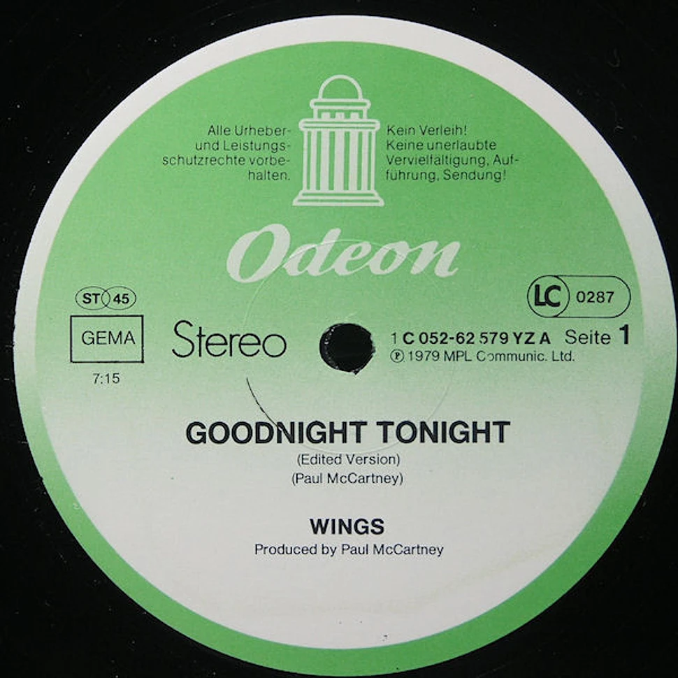 Wings - Good Night Tonight