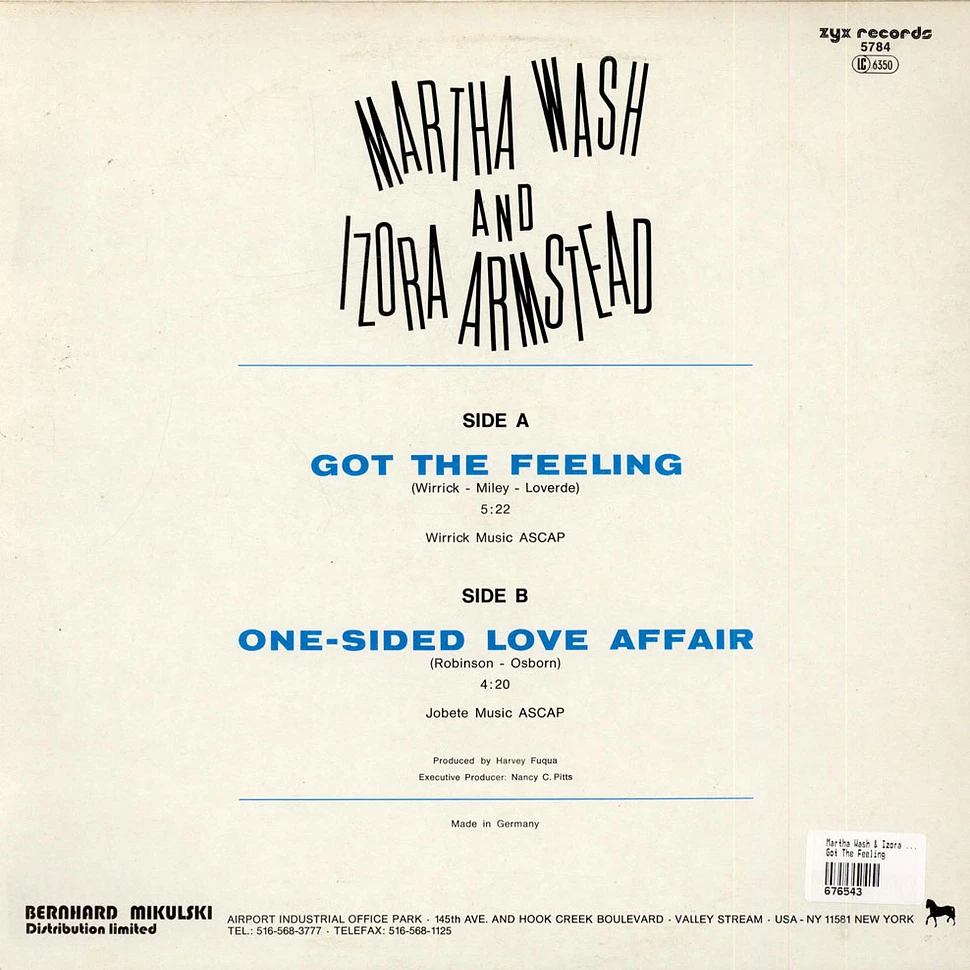 Martha Wash & Izora Armstead - Got The Feeling