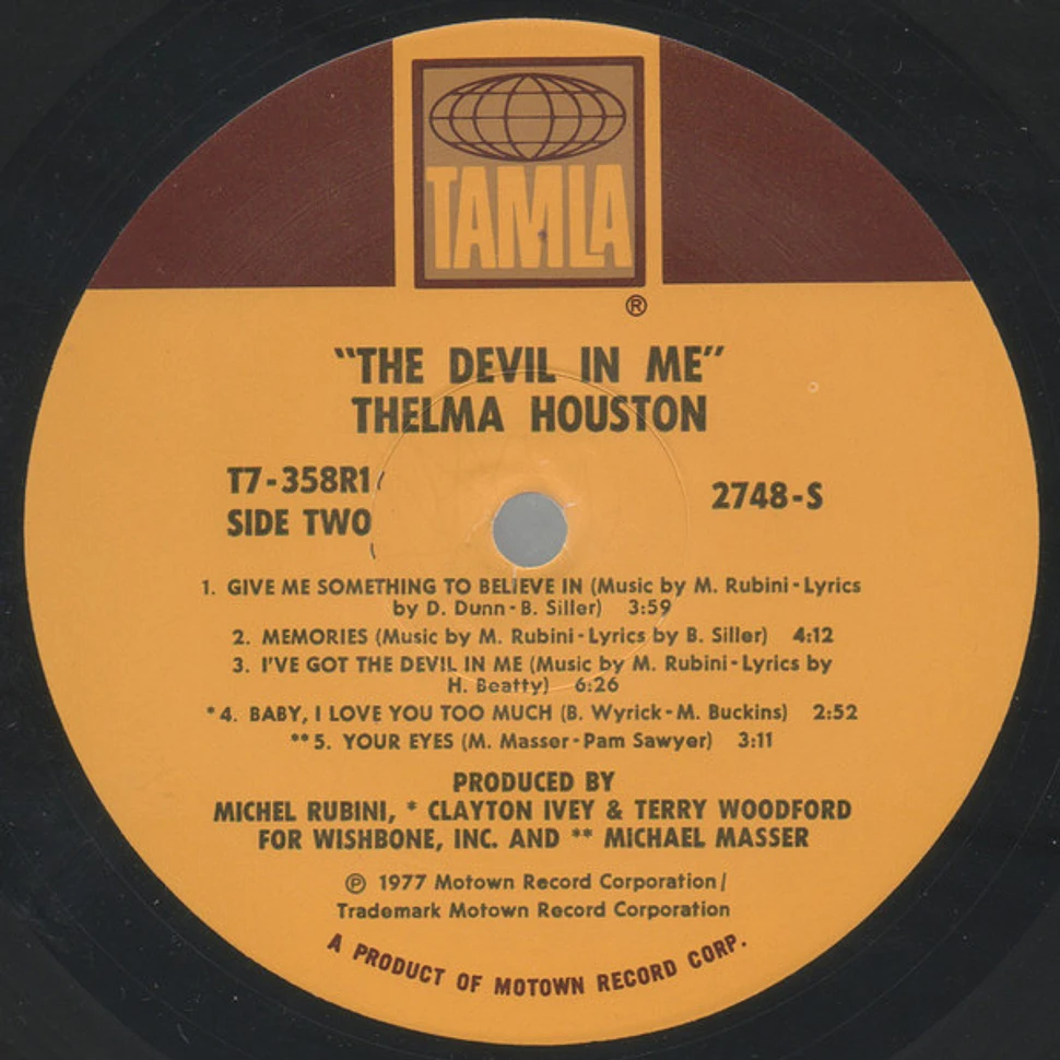Thelma Houston - The Devil In Me