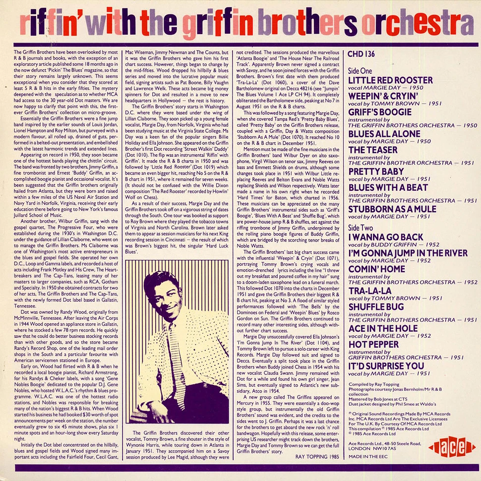 The Griffin Brothers - Riffin' With The Griffin Brothers Orchestra