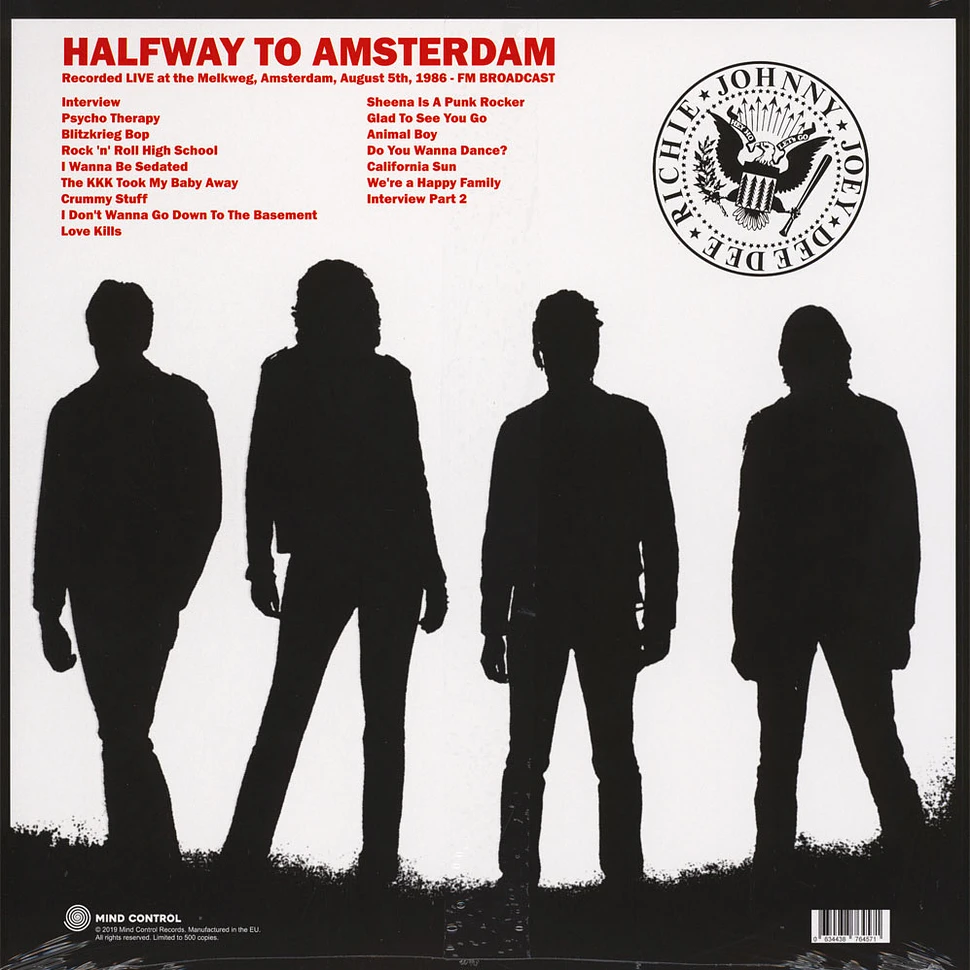 Ramones - Halfway To Amsterdam: Live At The Melkweg 1986