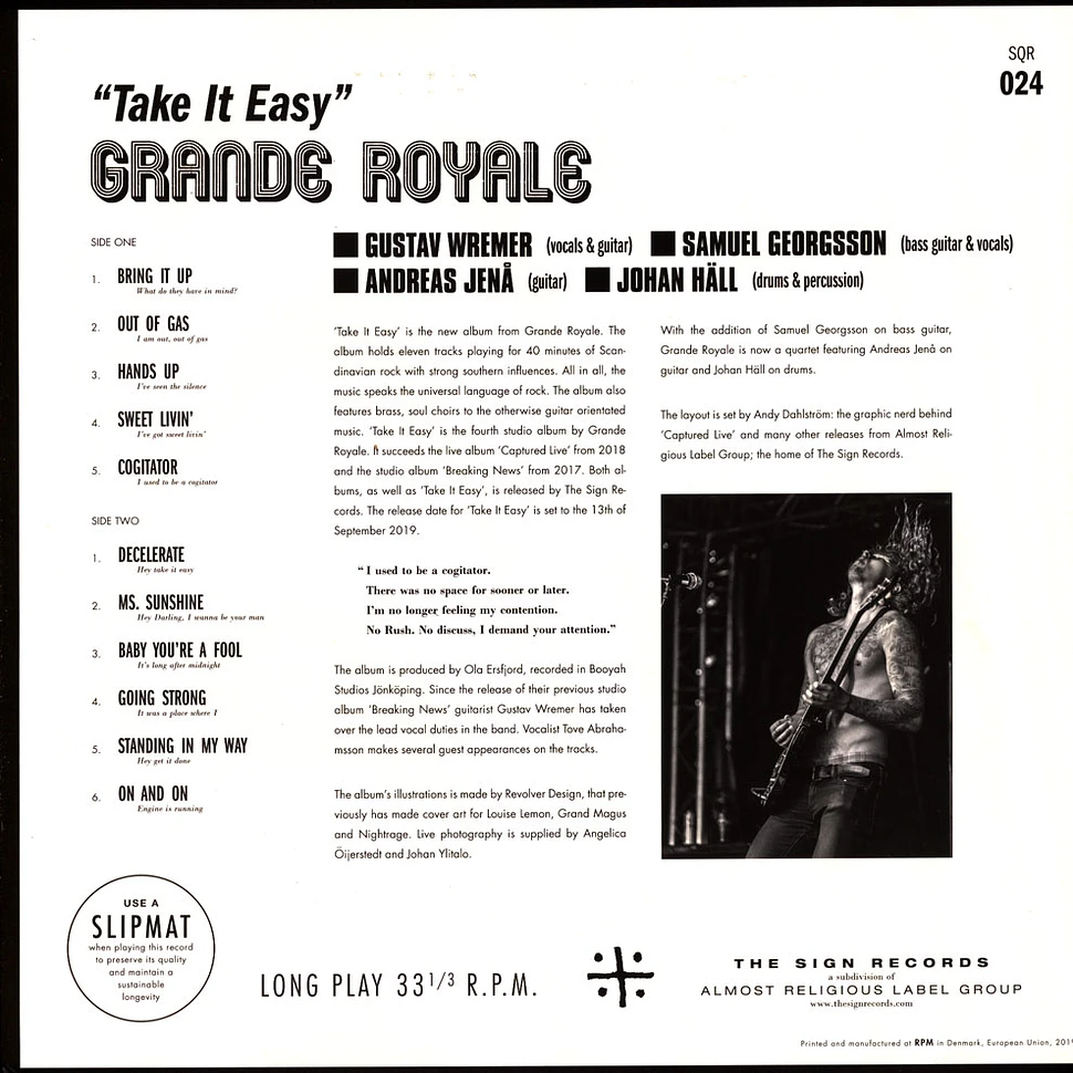 Grande Royale - Take It Easy