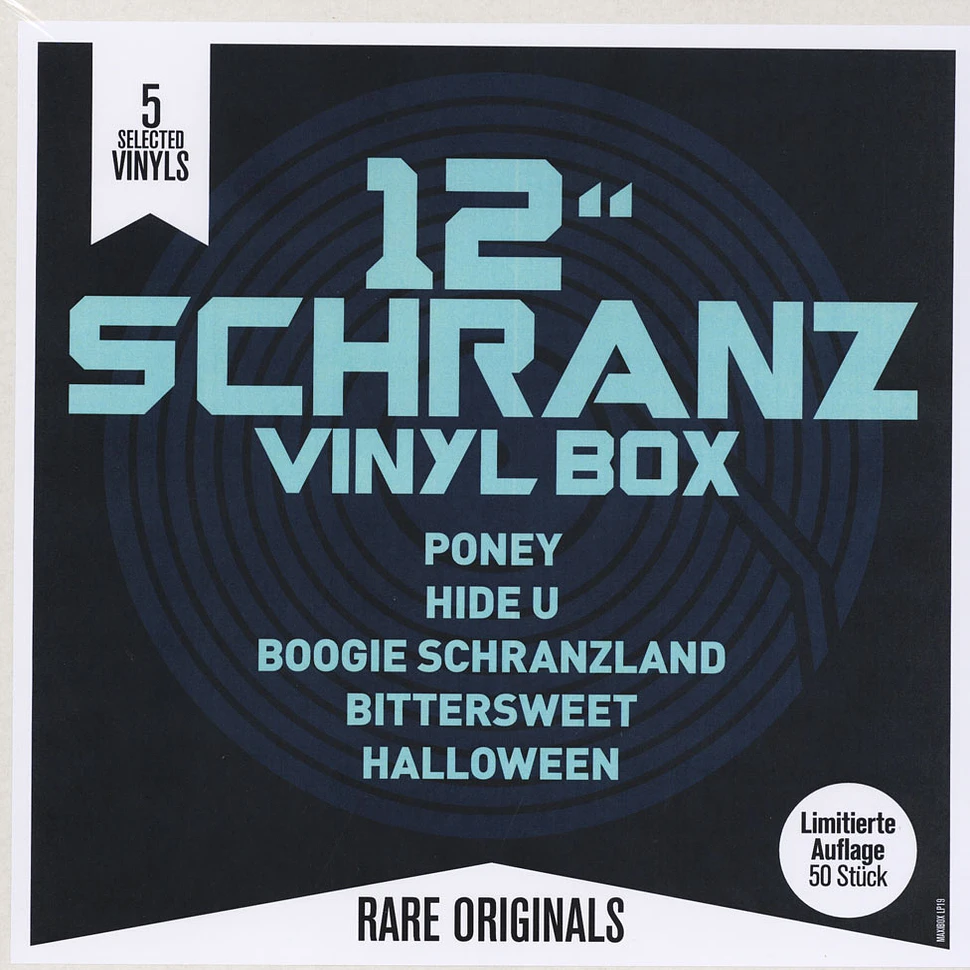 V.A. - 12" Collector's Vinyl Box Schranz