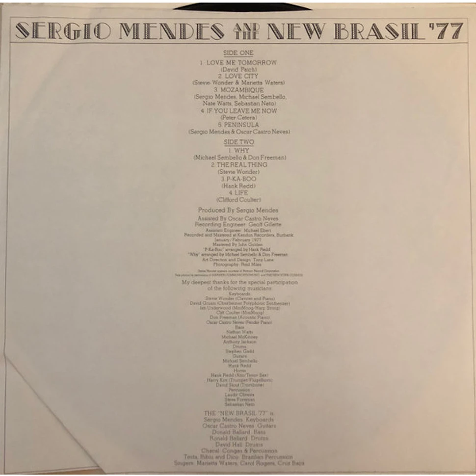 Sérgio Mendes & The New Brasil '77 - Sergio Mendes And The New Brasil '77