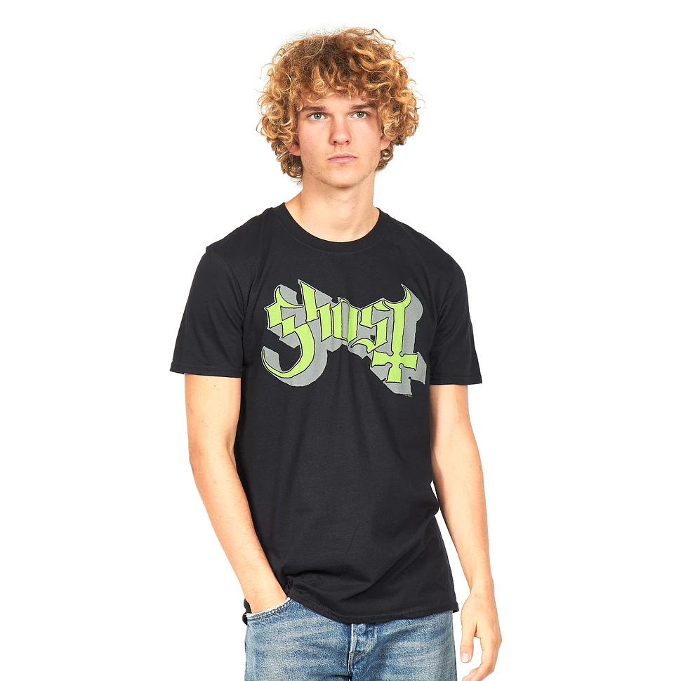 Ghost - Green/Grey Keyline Logo T-Shirt
