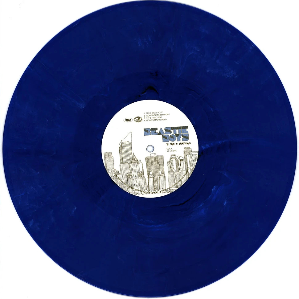 Beastie Boys - To The 5 Boroughs 15th Anniversary Blue Vinyl Edition