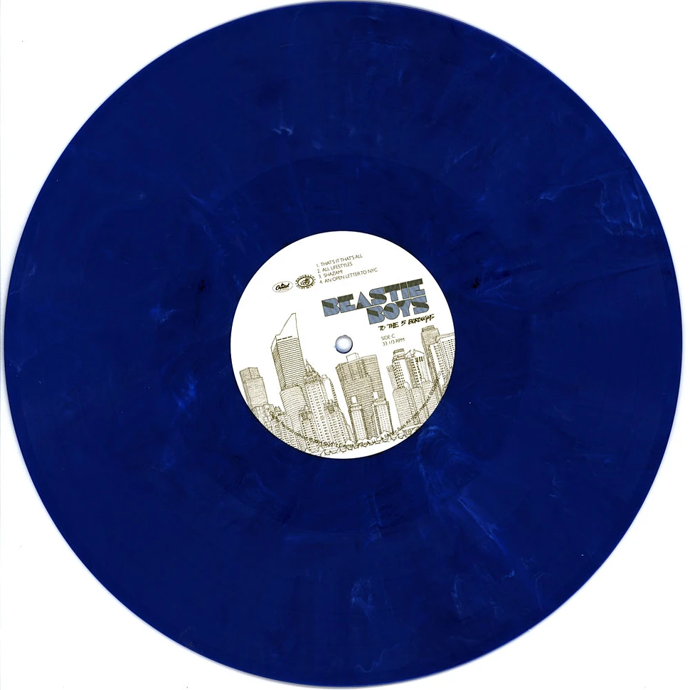 Beastie Boys - To The 5 Boroughs 15th Anniversary Blue Vinyl Edition
