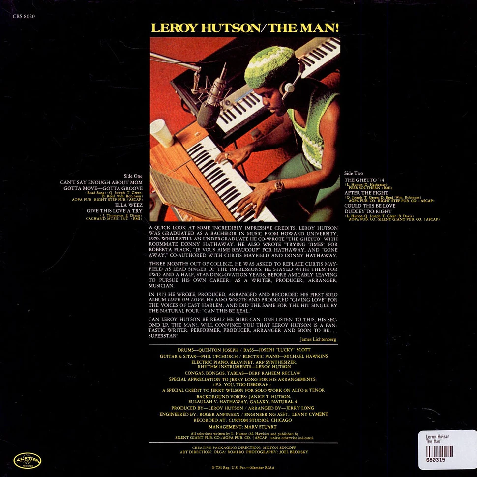 Leroy Hutson - The Man!