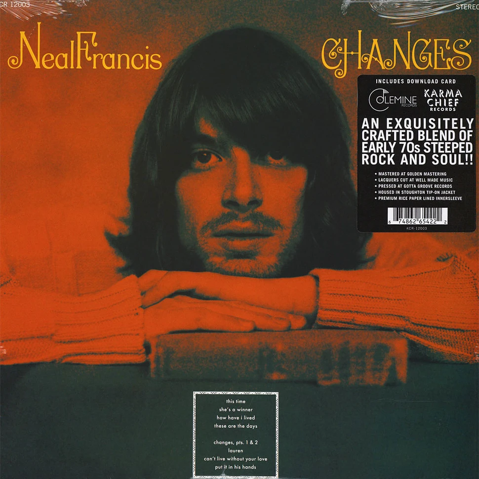 Neal Francis - Changes Black Vinyl Edition