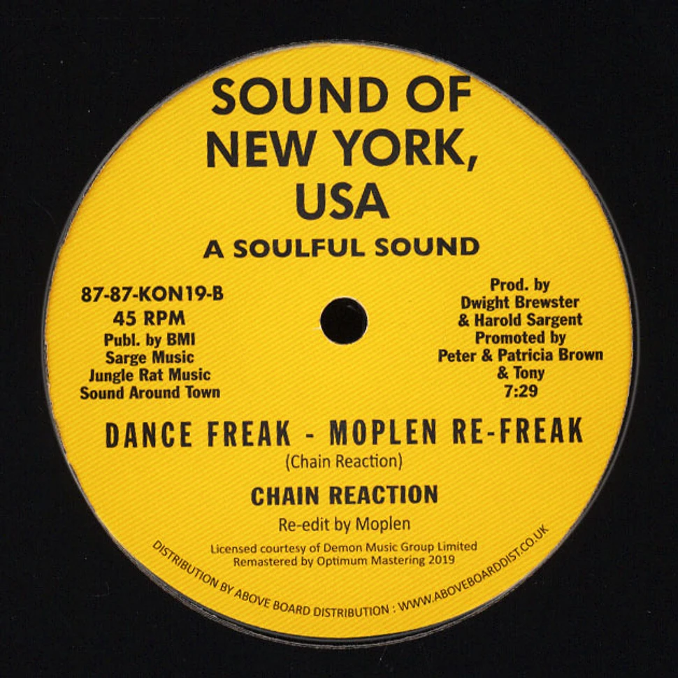 High Voltage & Chain Reaction - Rock, Spank, Freak (Kon Re-Work) / Dance Freak (Moplen Re-Freak)