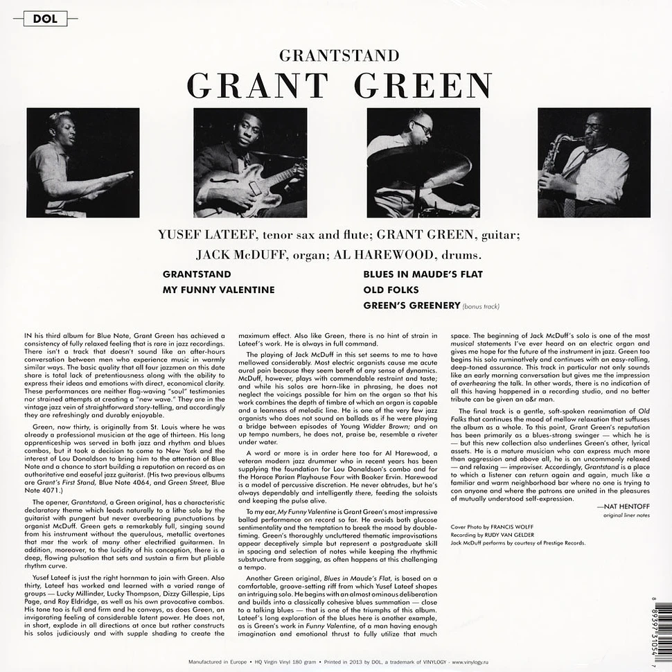 Grant Green - Grandstand Gatefold Sleeve Edition