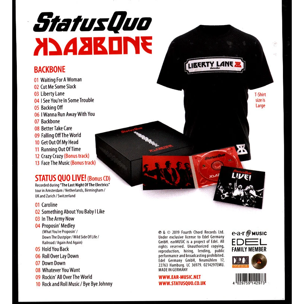 Status Quo - Backbone Limited Deluxe Box