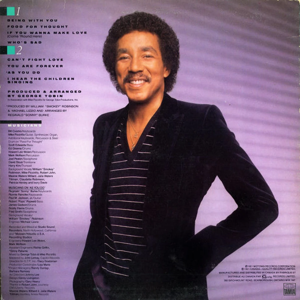 Smokey Robinson - Being With You