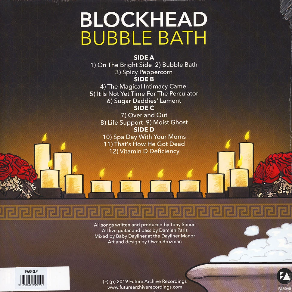 Blockhead - Bubble Bath Black Vinyl Edition
