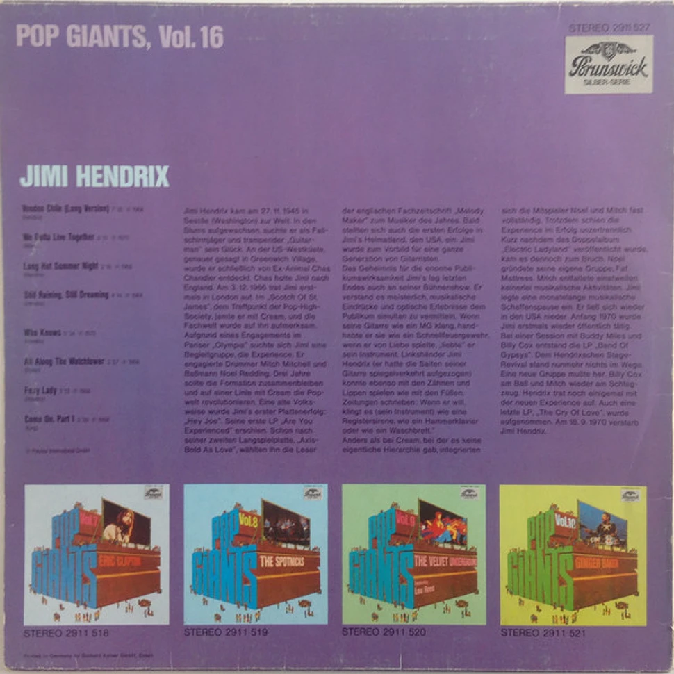 Jimi Hendrix - Pop Giants, Vol. 16
