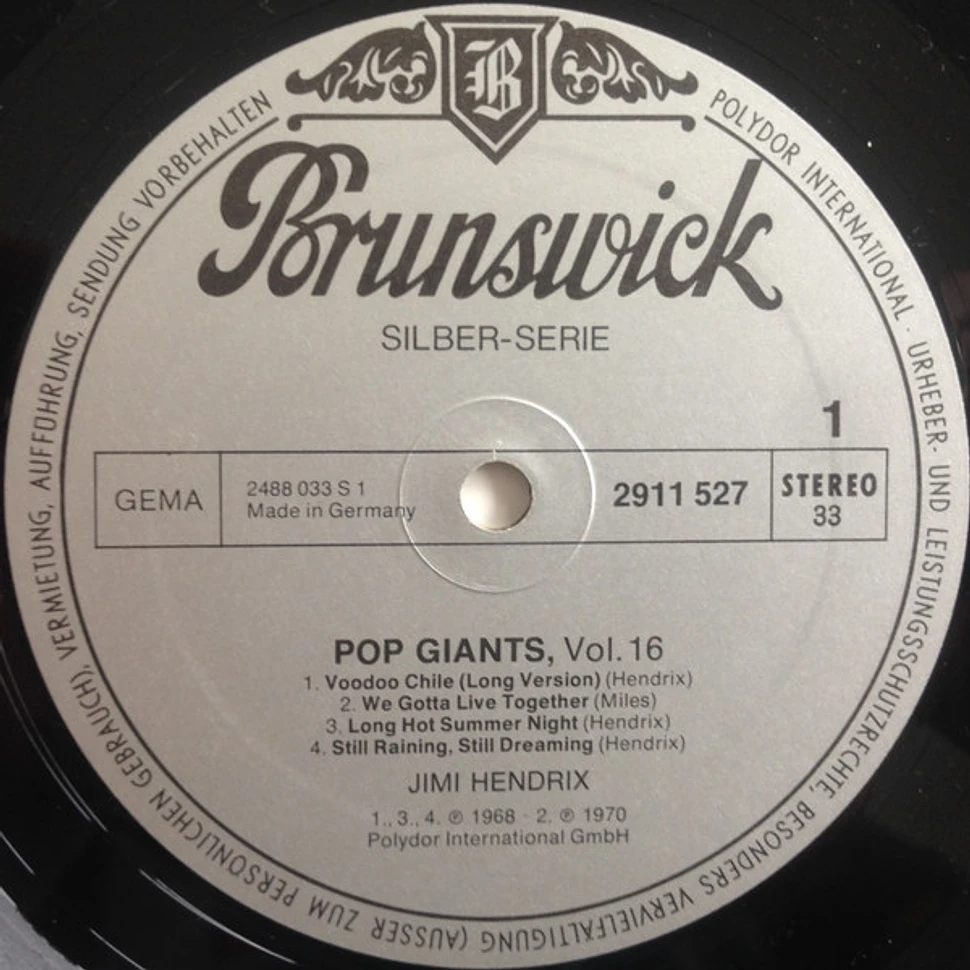 Jimi Hendrix - Pop Giants, Vol. 16