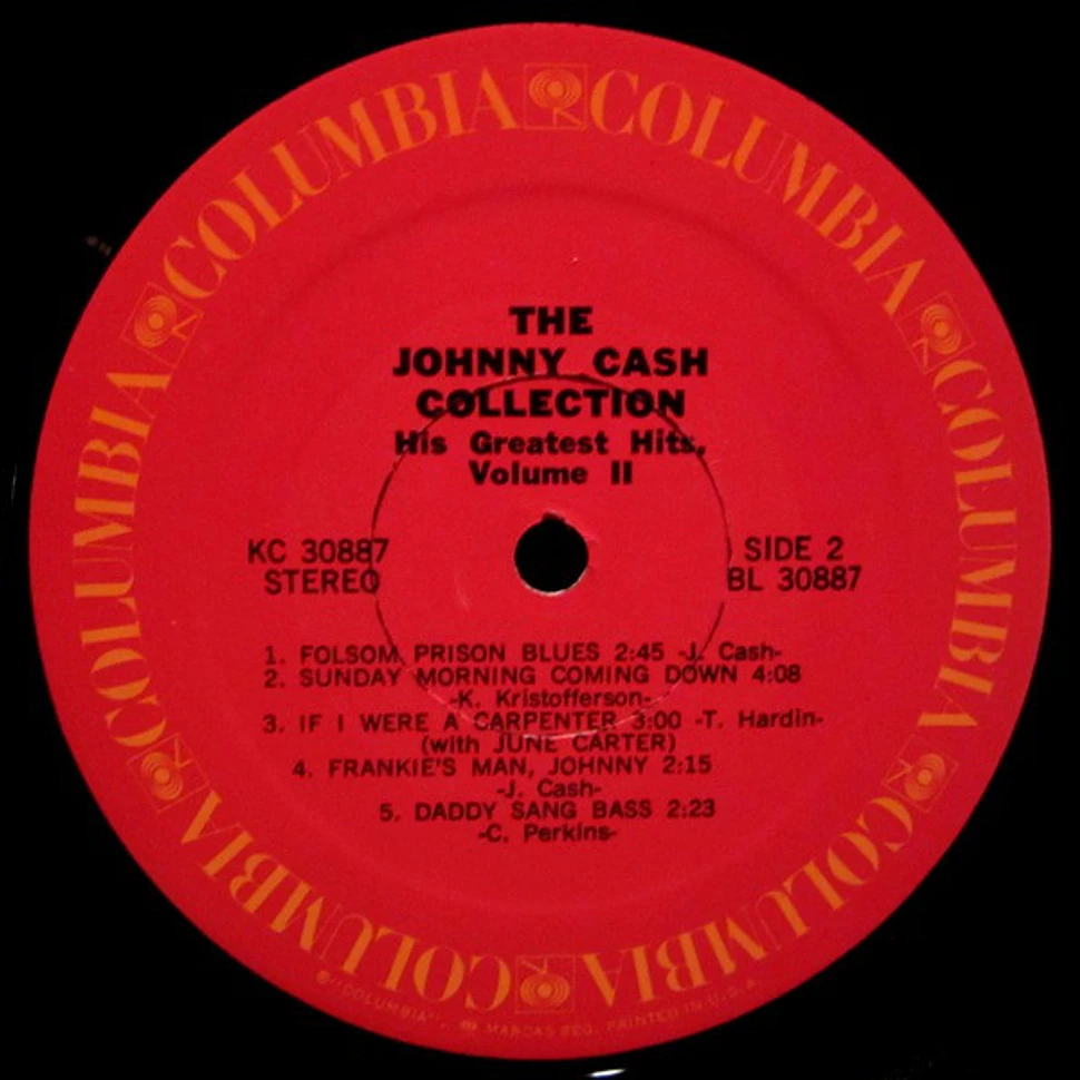 Johnny Cash - The Johnny Cash Collection • His Greatest Hits, Volume II