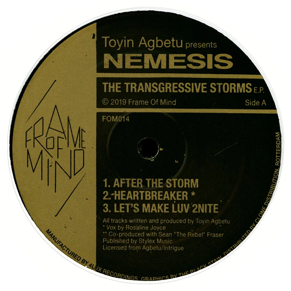 Toyin Agbetu Presents Nemesis - The Transgressive Storms EP