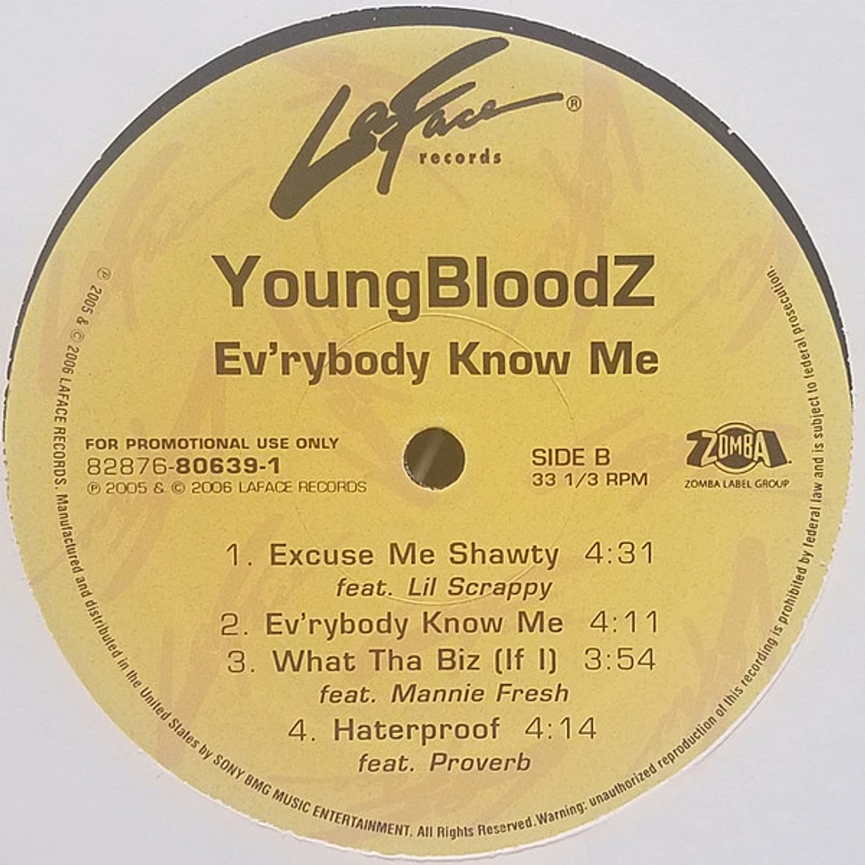 Youngbloodz - Ev'rybody Know Me