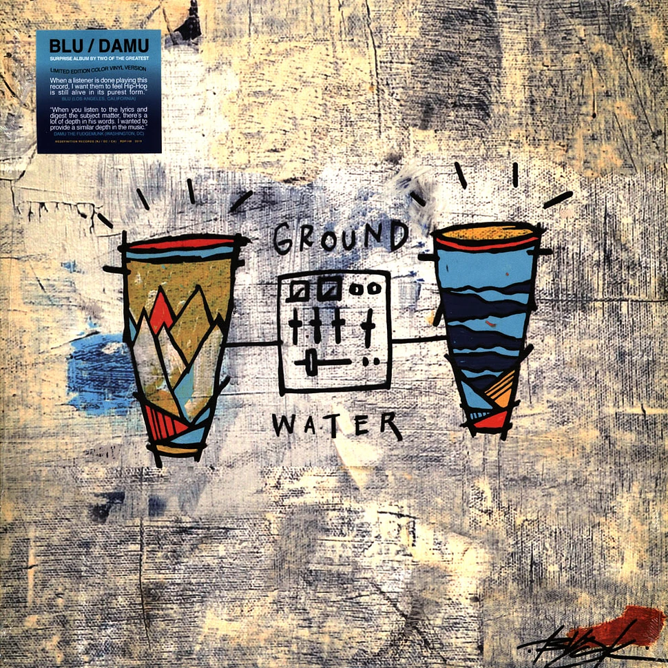 Blu & Damu The Fudgemunk - Ground & Water Blue Vinyl Edition