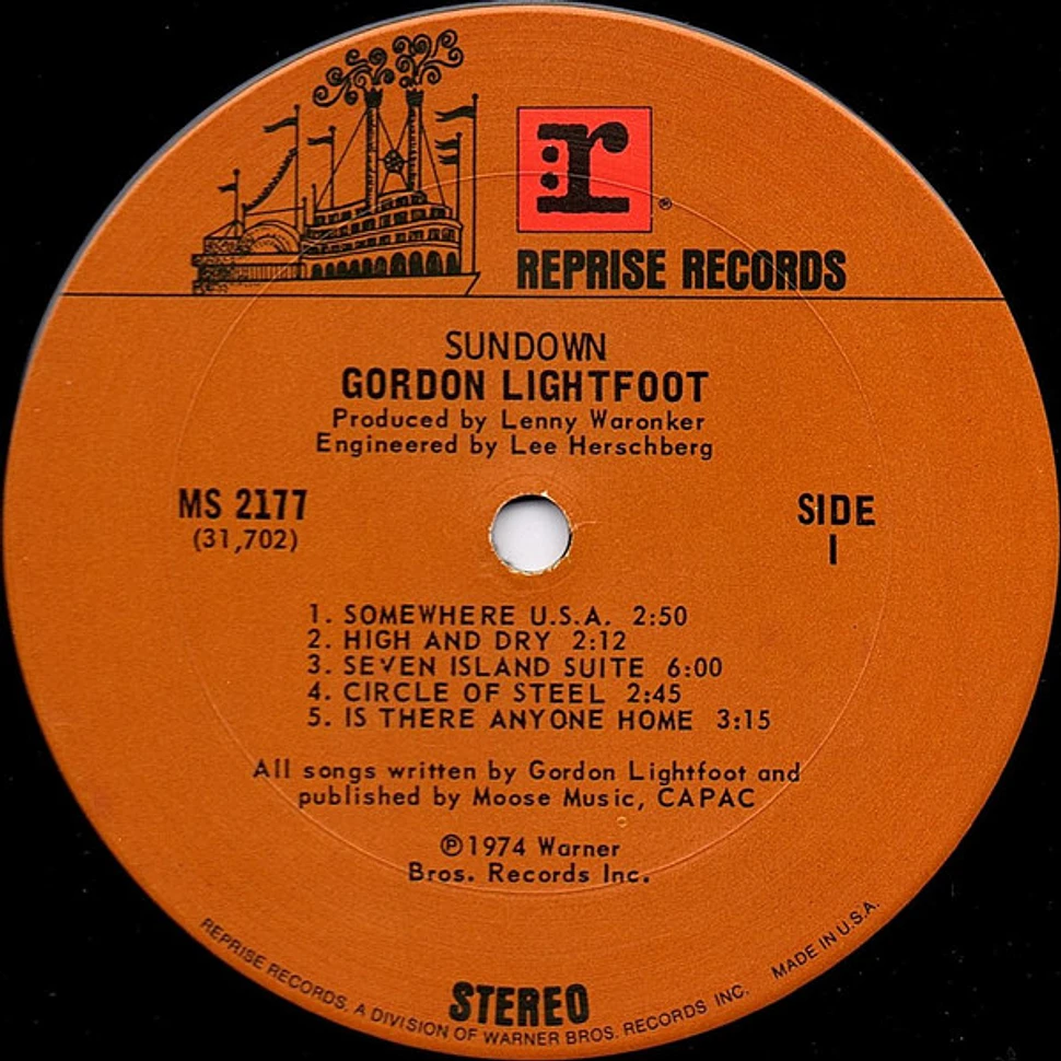 Gordon Lightfoot - Sundown