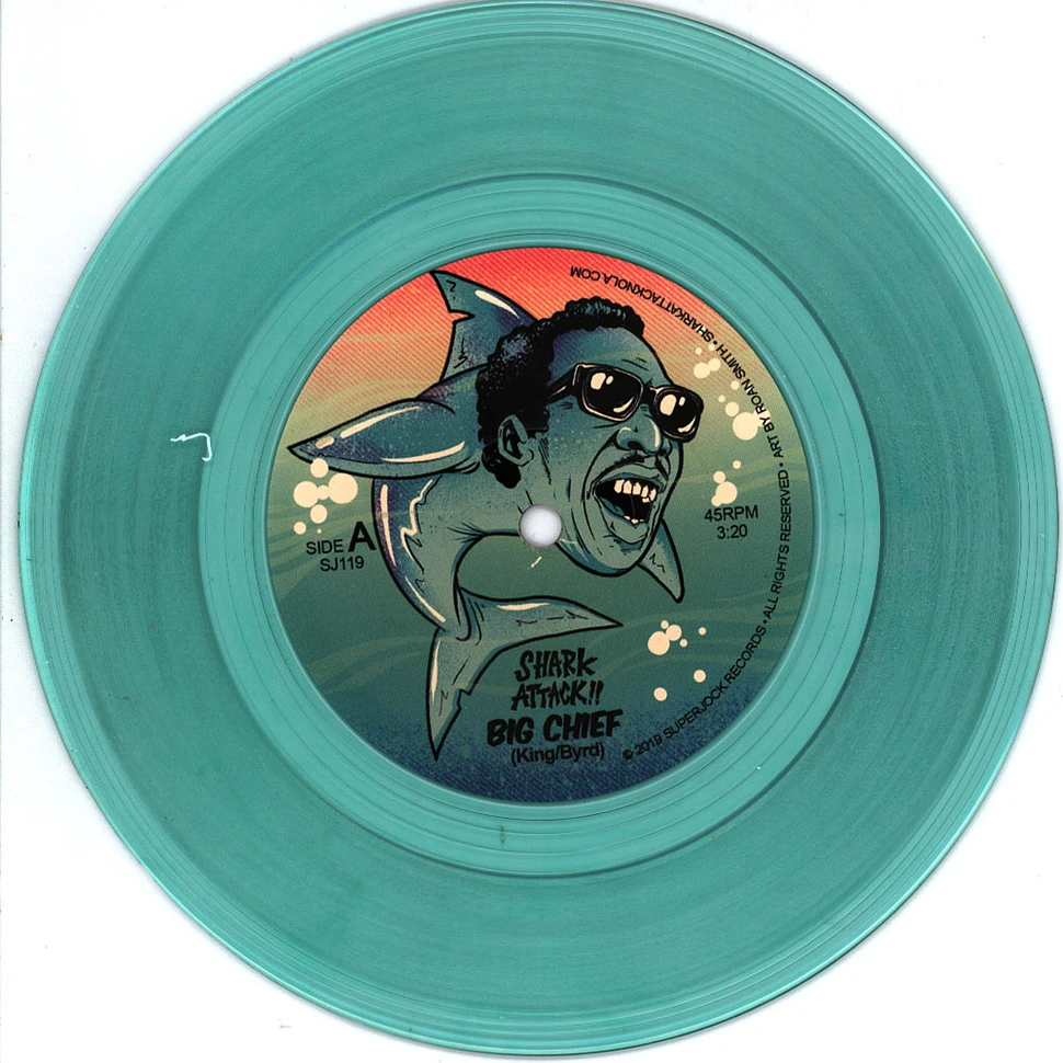 Shark Attack!! - Big Chief / Bamboula Aqua Blue Vinyl Edition