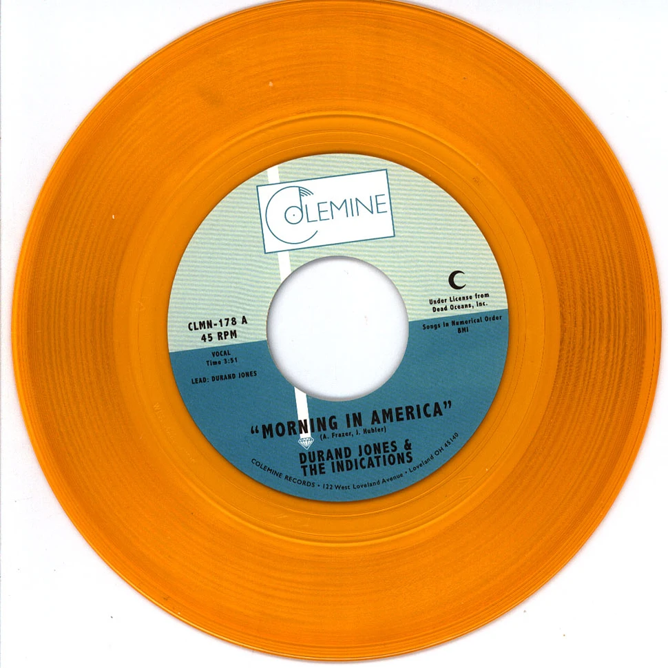 Durand Jones & The Indications - Morning In America HHV EU Exclusive Transparent Orange Vinyl Edition