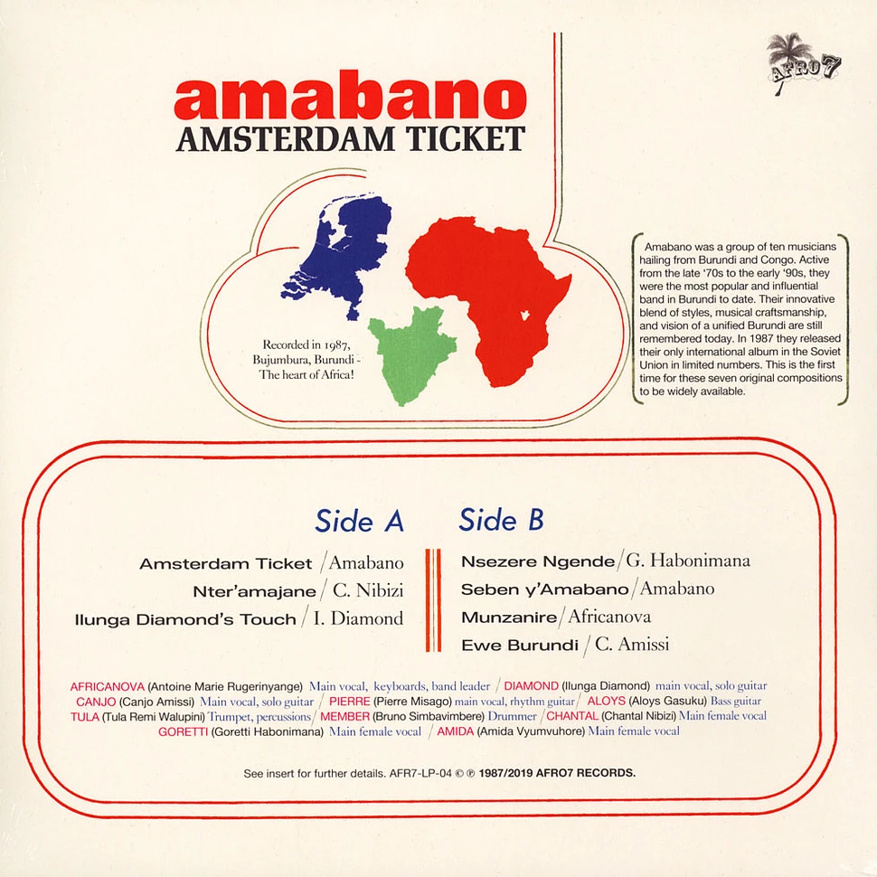 Amabano - Amsterdam Ticket
