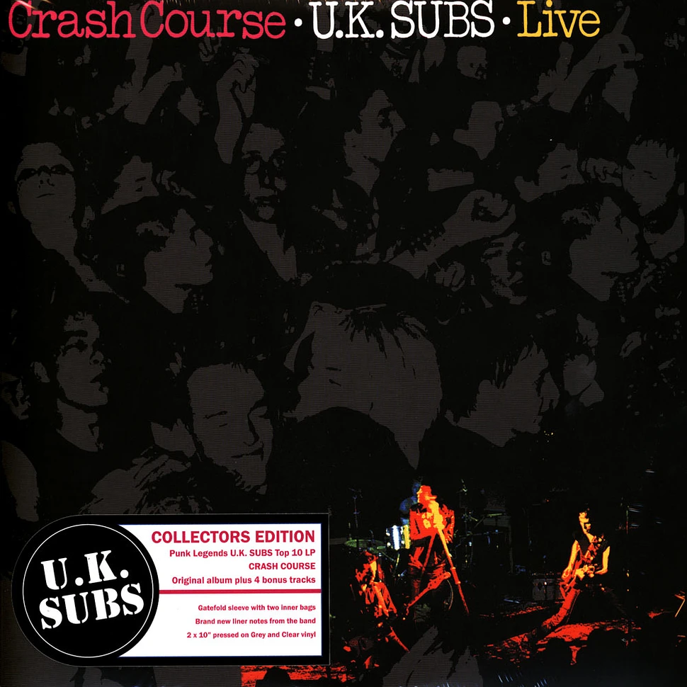 UK Subs - Crash Course - Live Clear & Grey Vinyl Edition