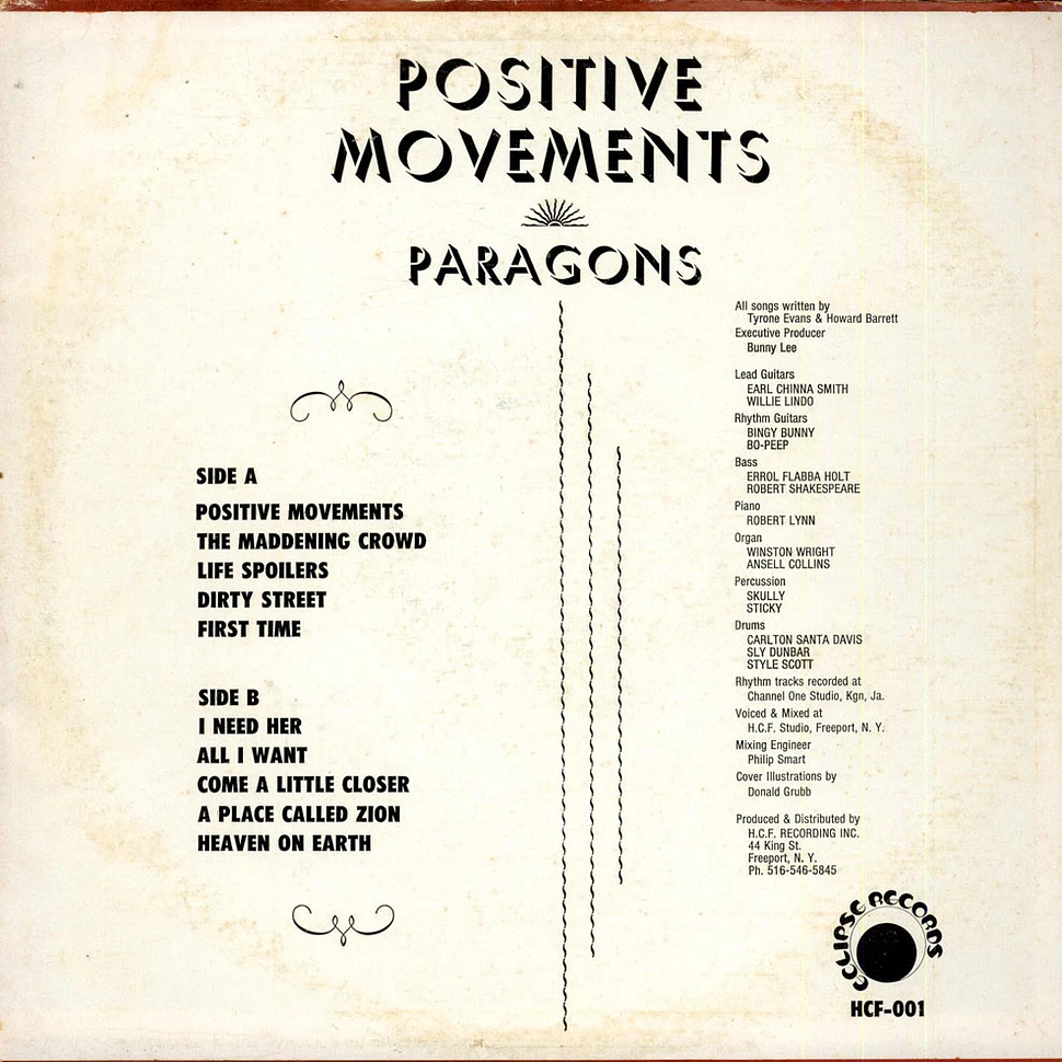The Paragons - Positive Movements