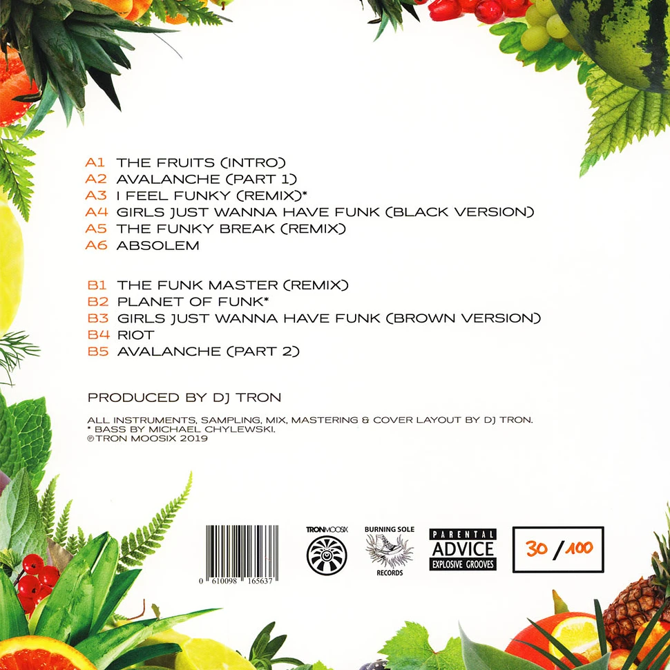 DJ Tron - Fruits Of Funk Orange Vinyl Edition