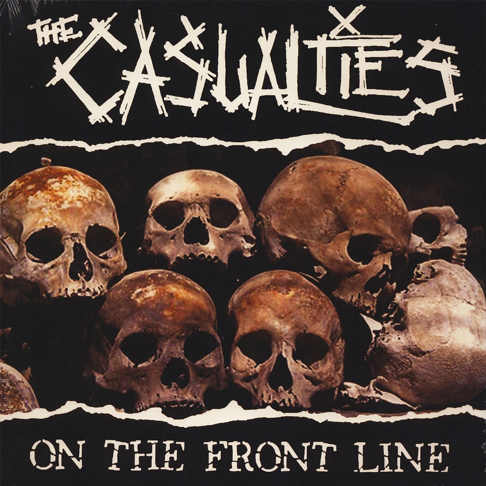 The Casualties - On The Front Line Splatter Sawblade Vinyl Edition