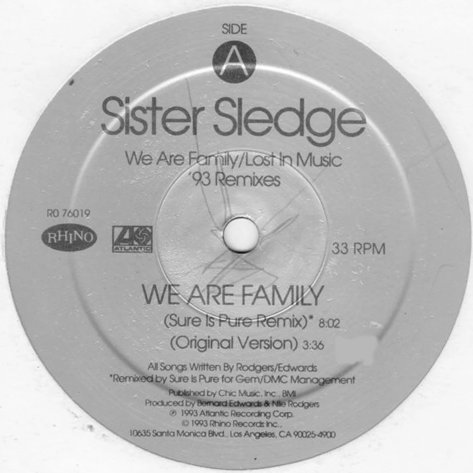 Sister Sledge - We Are Family / Lost In Music ('93 Remixes)