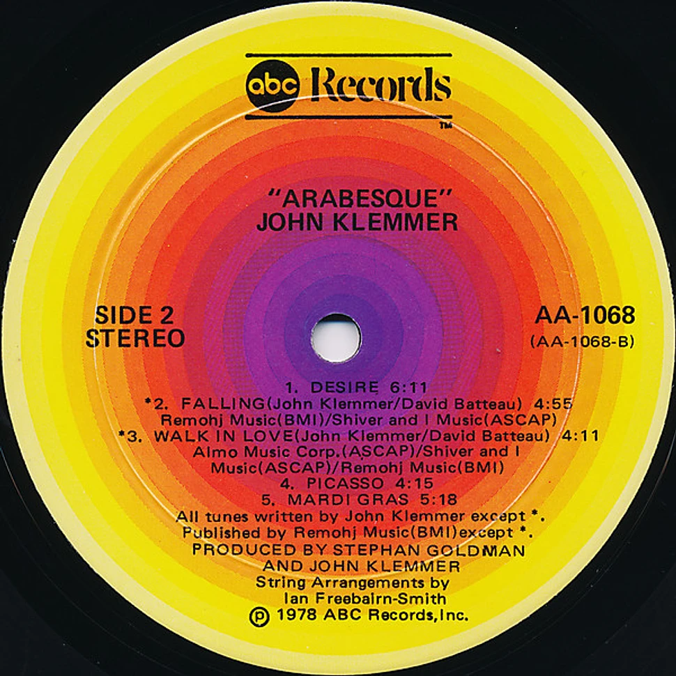 John Klemmer - Arabesque