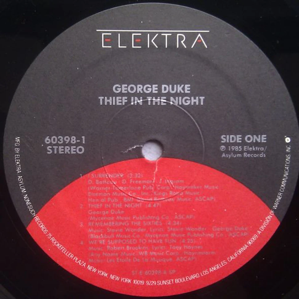 George Duke - Thief In The Night
