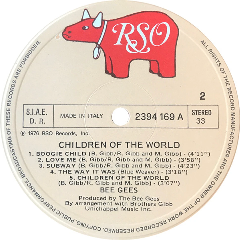 Bee Gees - Children Of The World