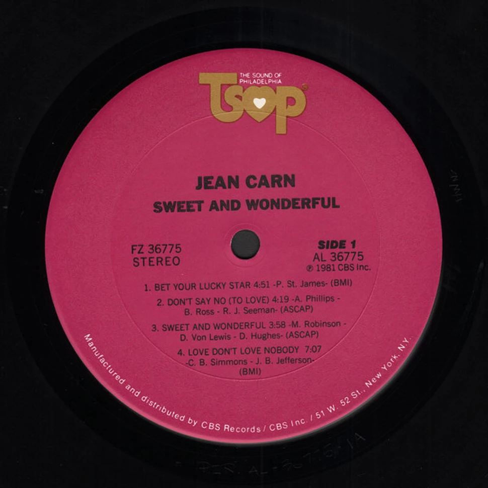 Jean Carn - Sweet And Wonderful