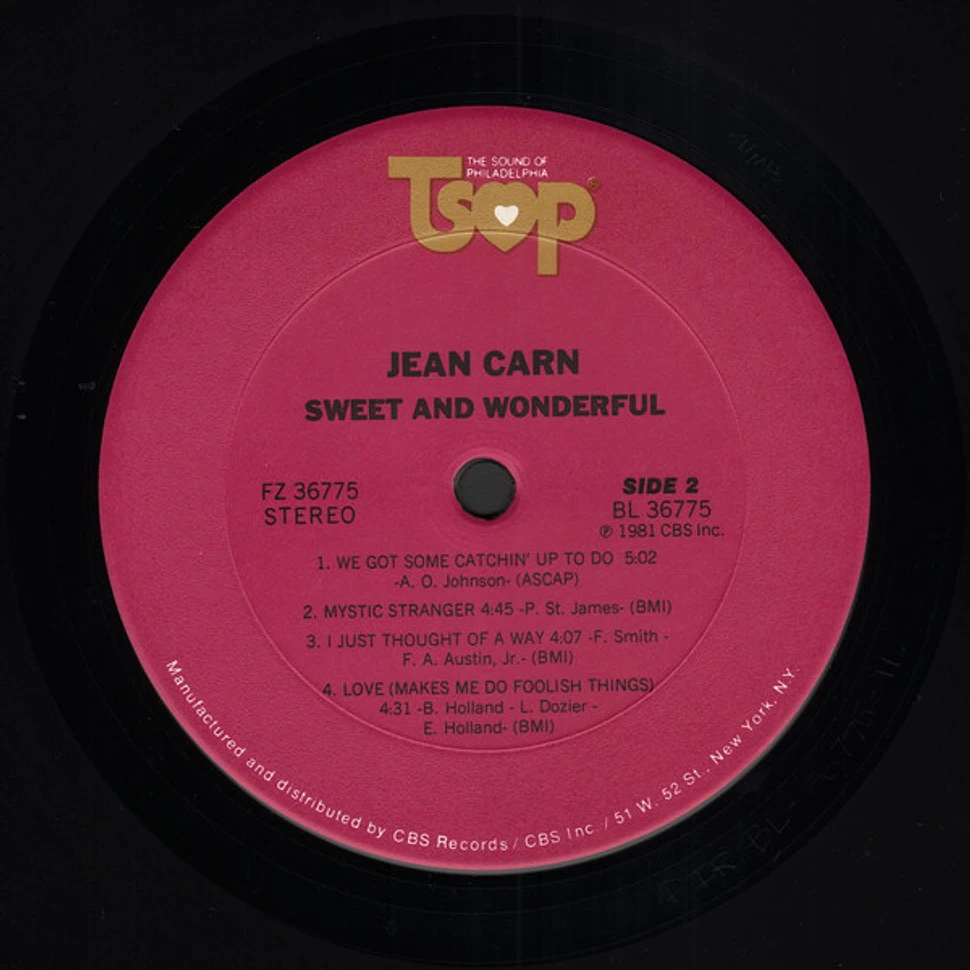 Jean Carn - Sweet And Wonderful