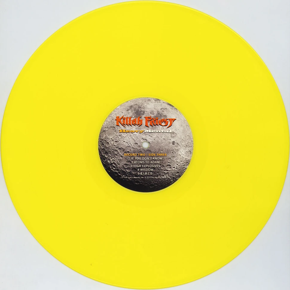 Killah Priest - Heavy Mental Yellow Vinyl Edition